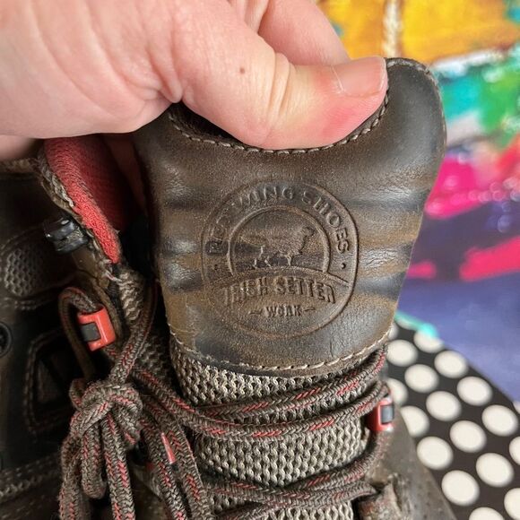 Red Wing 8 Wide Irish Setter 83212 Crosby 4" Hiker Work Boots Lace-up Steel Toe - Picture 3 of 9